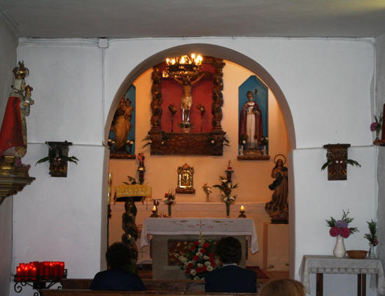 Interior de la iglesia de San Luis