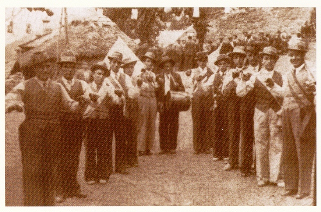 Danzantes de Tablado con Rufino. 1930